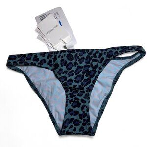 Zimmermann Women's Teal Leopard Bikini Swim Bottoms US 2 - 4 NWT #2